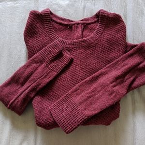 Red sweater